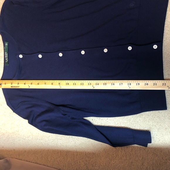 Lauren Ralph Lauren Cardigan Sweater Size Large - Picture 9 of 9